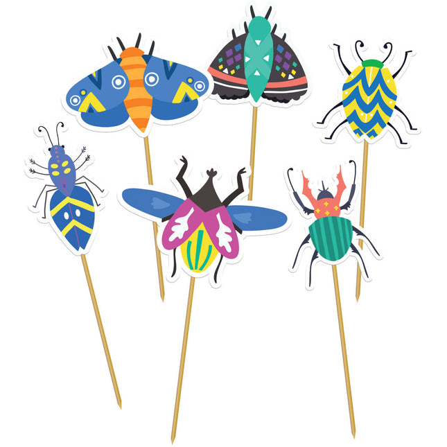 Bugs Cupcake Toppers 12st