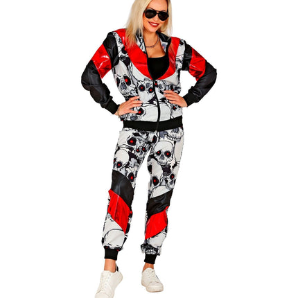 Halloween Träningsoverall Felaktiga dödskallar