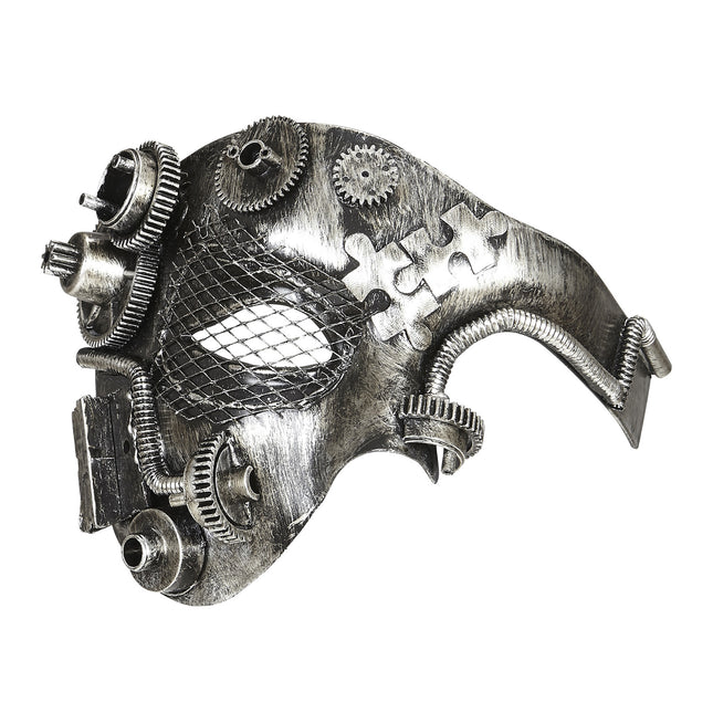 Steampunk Mask Silver