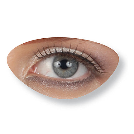 Svarta lösögonfransar spetsiga