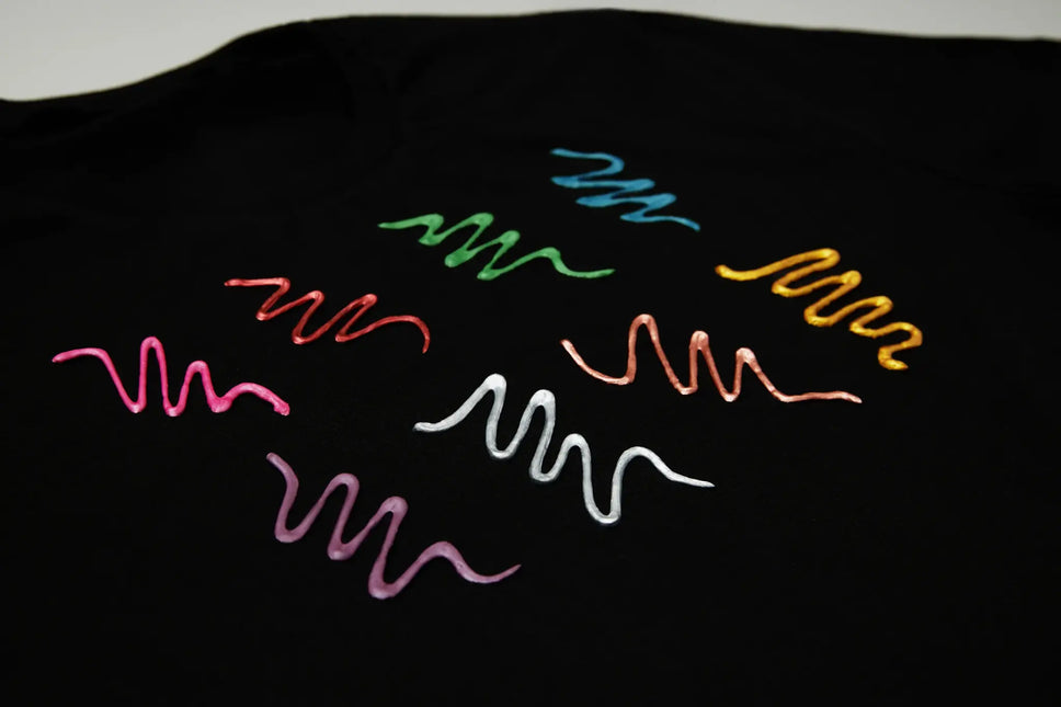 Cosmic Moon metallisk tygfärg grön 30ml