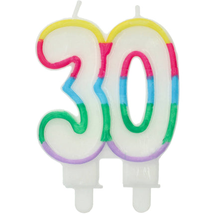 Ljus Colourblock Figur 30