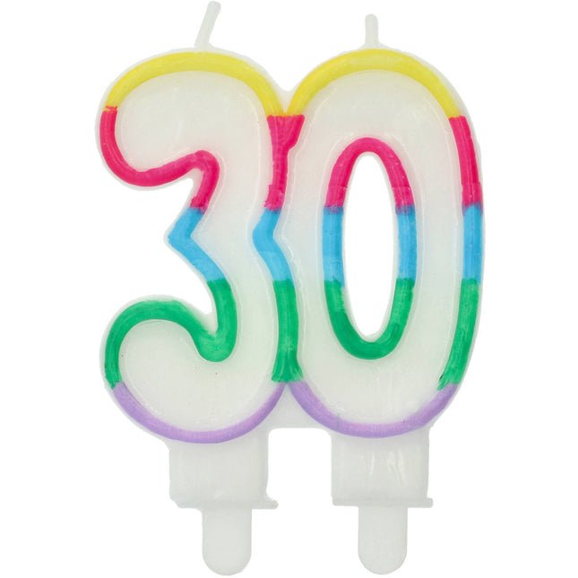 Ljus Colourblock Figur 30