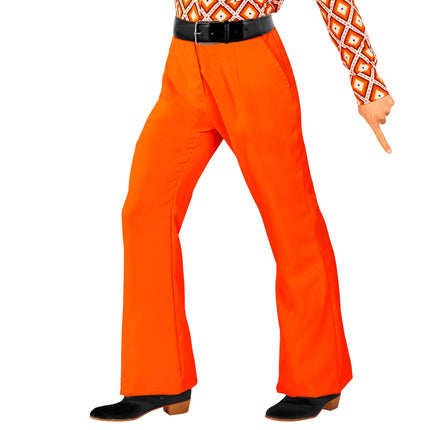 Disco 70S Byxor Orange Herr