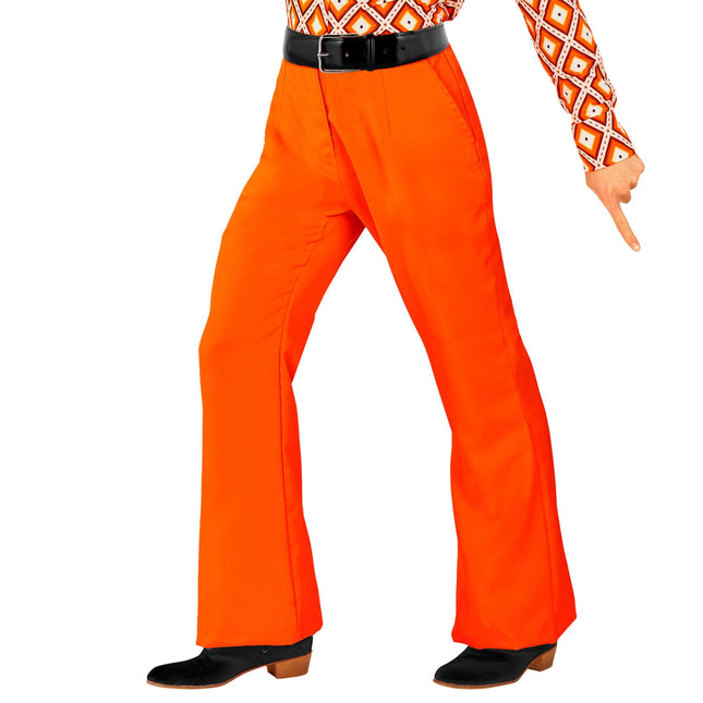 Disco 70S Byxor Orange Herr