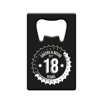 Ölöppnare 18 år Cheers & Beers