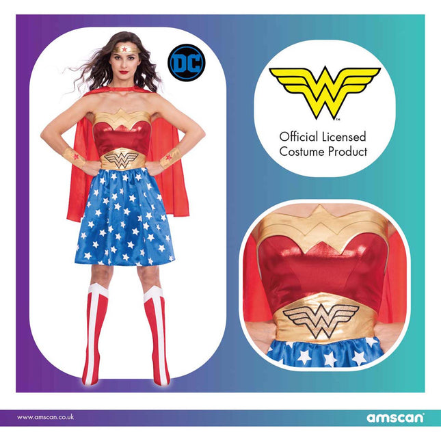 Vuxna Kostym Wonder Woman Classic XXL