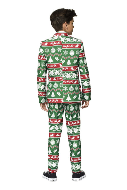 Grön kostym Julbarn