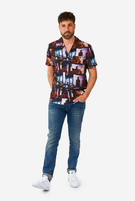 A Nightmare On Elmstreet Skjorta Kort Ärm Herr <tc>OppoSuits</tc>