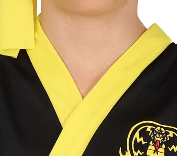 Ninja Dräkt Svart Gul Pojke