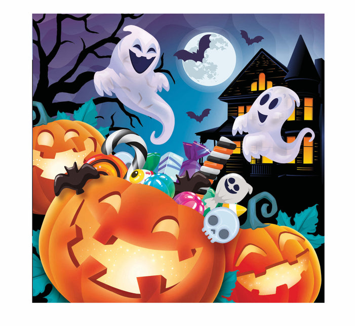 Halloween Servetter Pumpor 33cm