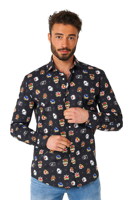 Super Mario Bad Guys Skjorta Herr <tc>OppoSuits</tc>
