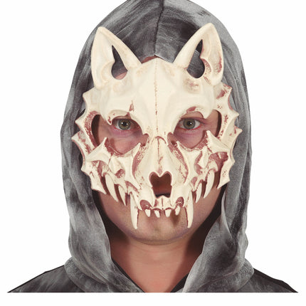 Halloween Mask Katt Skelett