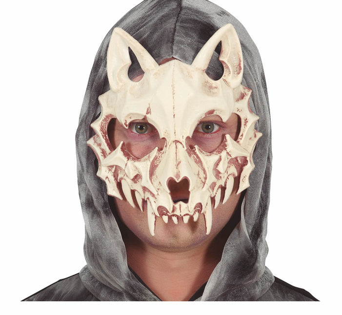 Halloween Mask Katt Skelett