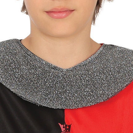 Riddardräkt Röd Svart Pojke