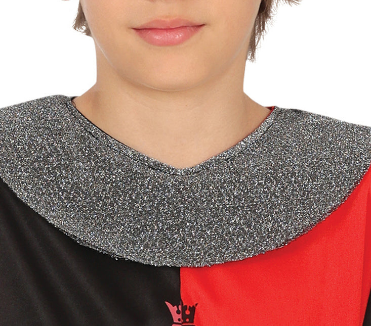 Riddardräkt Röd Svart Pojke