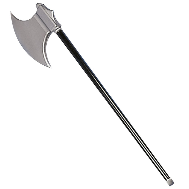 Falsk yxa i silver 85 cm