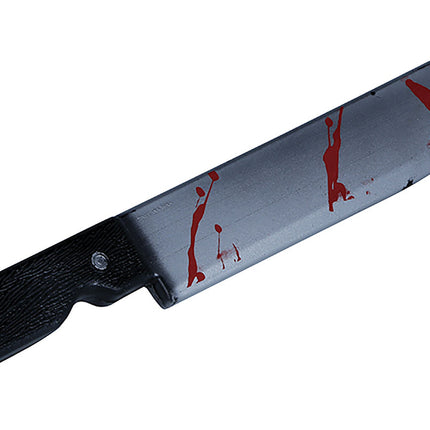 Halloween Fejk Machete Med Blod 45cm