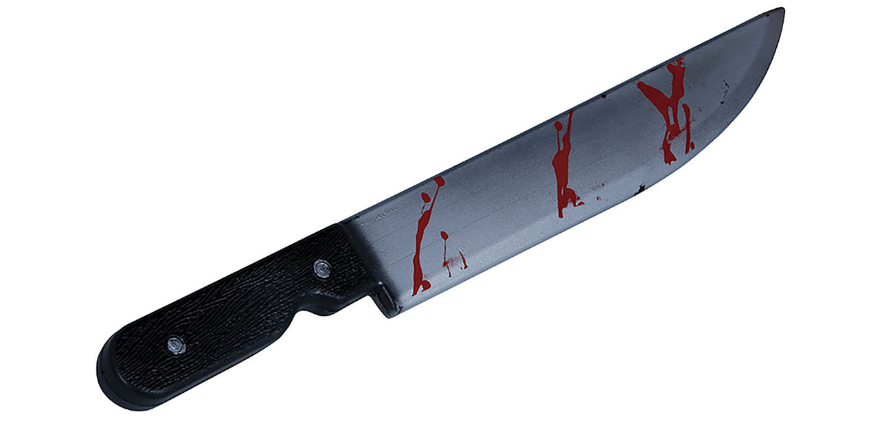 Halloween Fejk Machete Med Blod 45cm