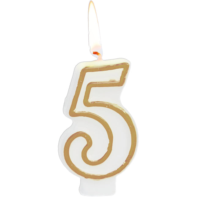 Stearinljus Simply Chic Guld Figur 5