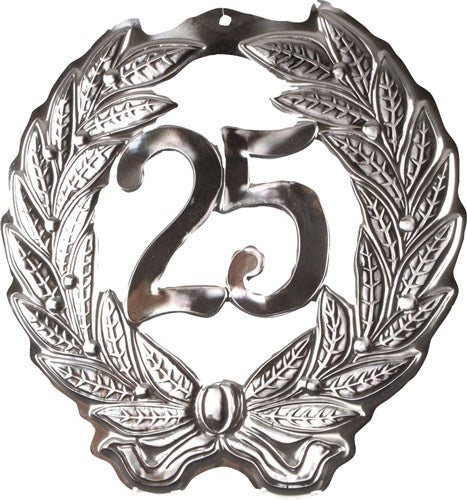 25 år Dörrskylt Silverjubileum