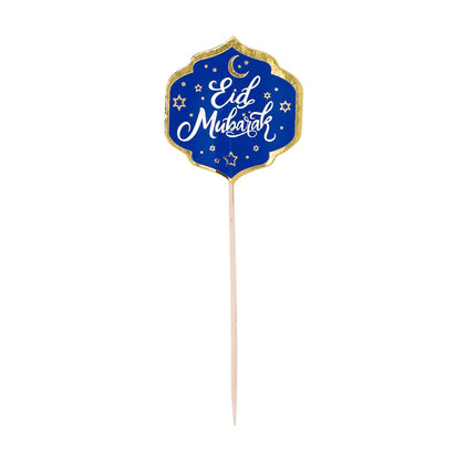 Ramadan Cocktailpinnar Eid Mubarak 12cm 12st