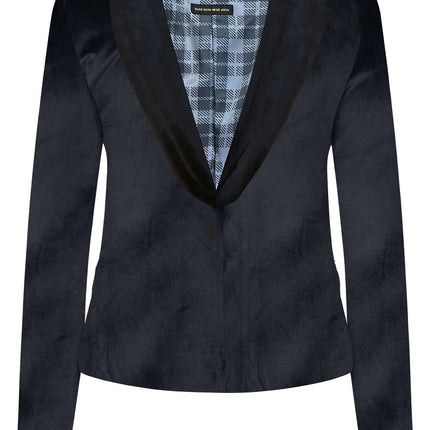 Blazer i svart sammet för damer <tc>OppoSuits</tc>