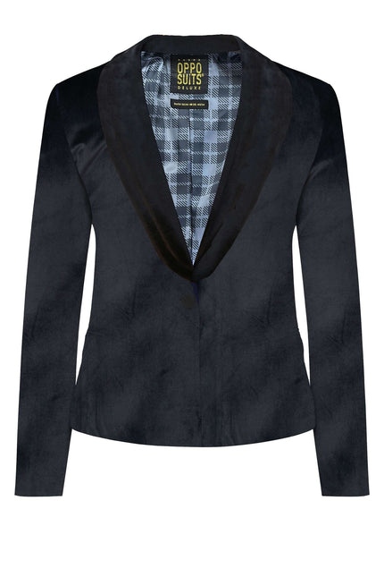 Blazer i svart sammet för damer <tc>OppoSuits</tc>