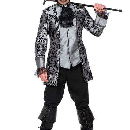 Marquis Kostym Grå Svart Herr