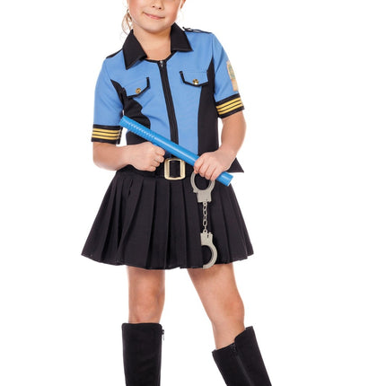 Polisdräkt Blå flicka