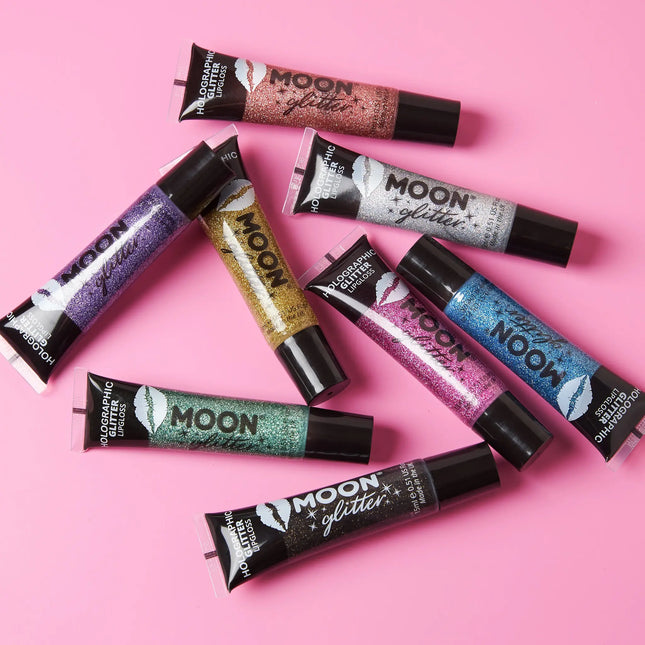 Moon Glitter Holografiskt Glitter Läppglans Silver 15ml