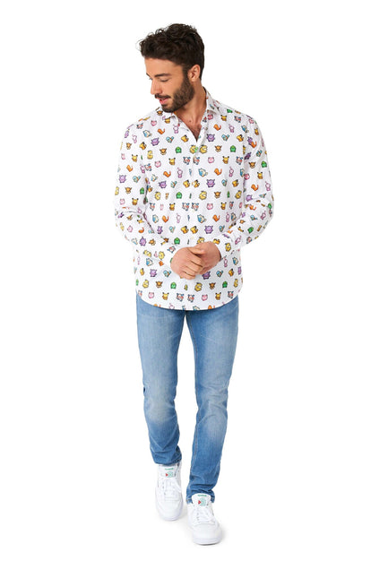 Pixel Pokémon Skjorta Herr <tc>OppoSuits</tc>