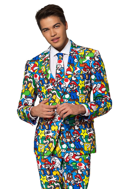 Super Mario kostym för män <tc>OppoSuits</tc>
