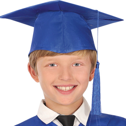 Graduationsklänning Svart Röd Barn