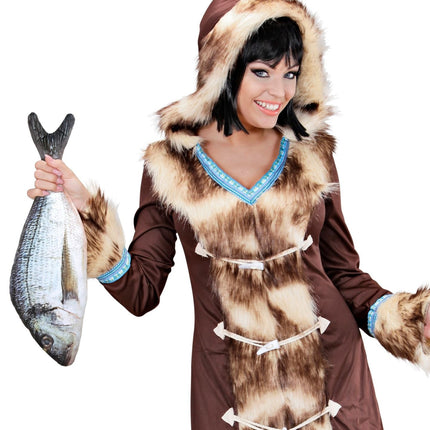 Grå låtsasfisk 55cm