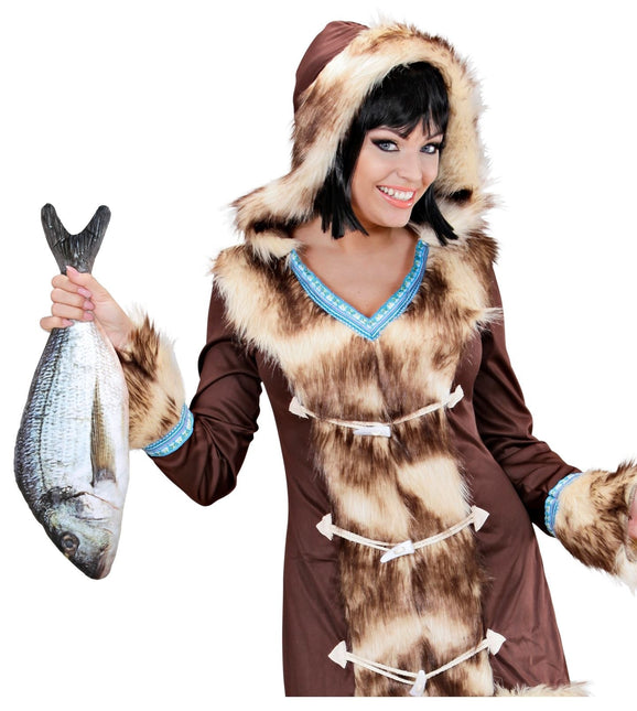 Grå låtsasfisk 55cm