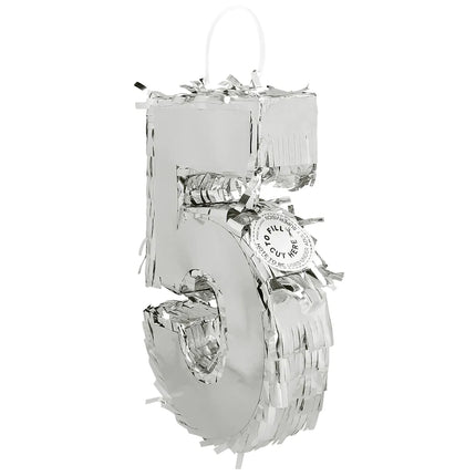 5 år Pinata Silver