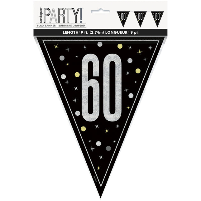 60 års flagga 2,74 m