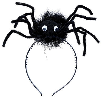 Svart hårband Spindel