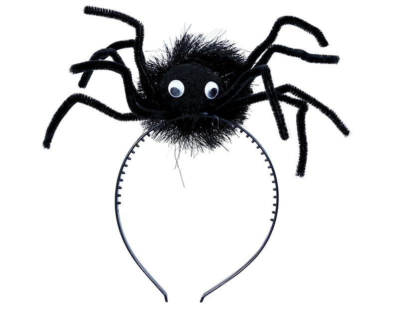 Svart hårband Spindel