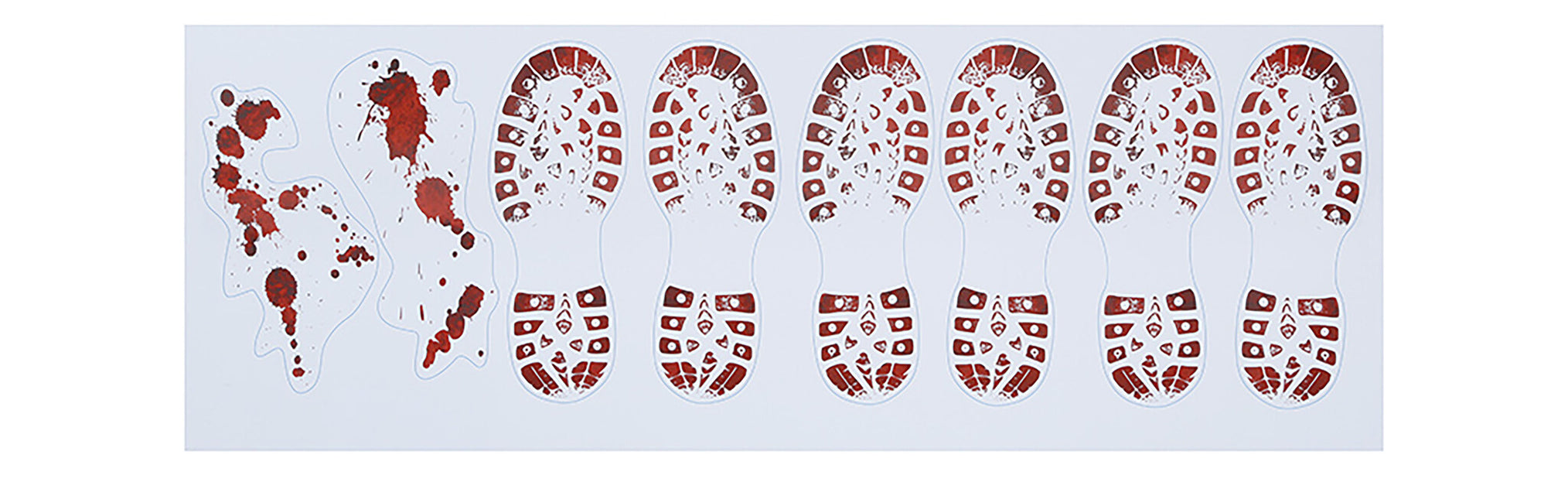 Halloween Klistermärken Skoavtryck