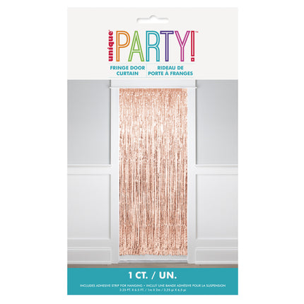 Roséguld Dörrgardin Metallic 2m