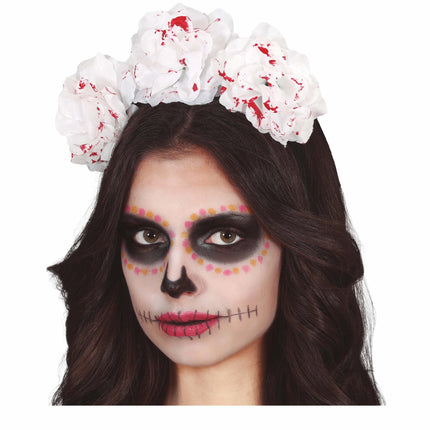 Hårband Blodiga blommor