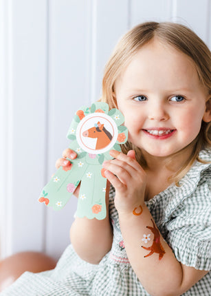 Häst Inbjudningar 19,5cm 6st