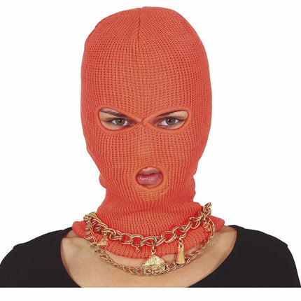 Orange balaklava
