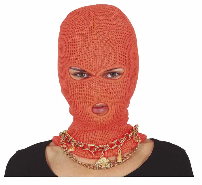 Orange balaklava