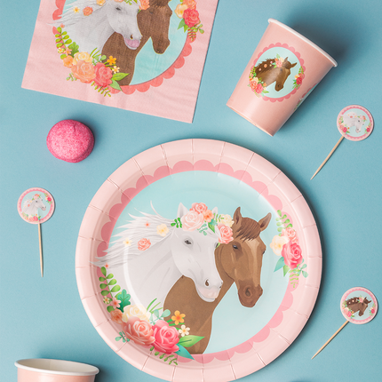 Häst Tallrikar 23cm 8st