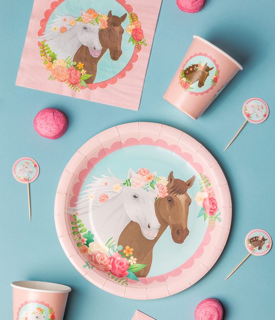 Häst Tallrikar 23cm 8st