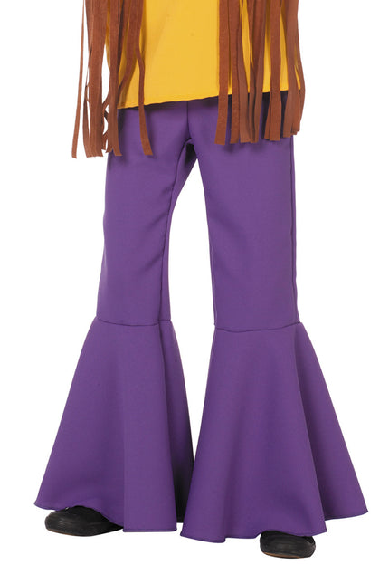 Hippie 60S Byxor Lila Barn