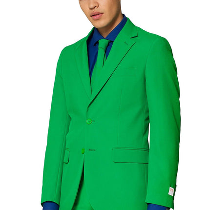 Män i grön kostym <tc>OppoSuits</tc>